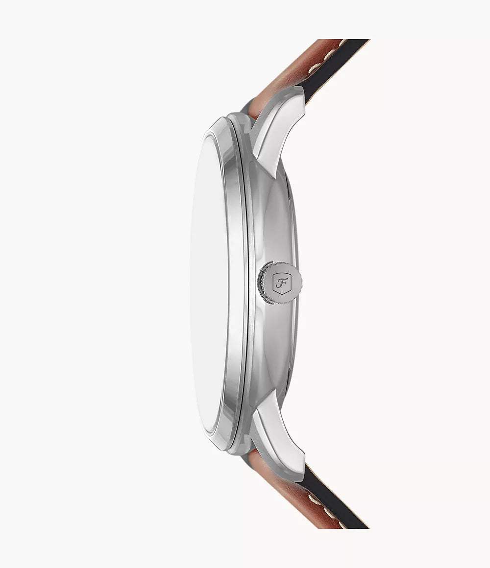 Reloj Fossil Neutra Moonphase de hombre pulsera de cuero 42 mm