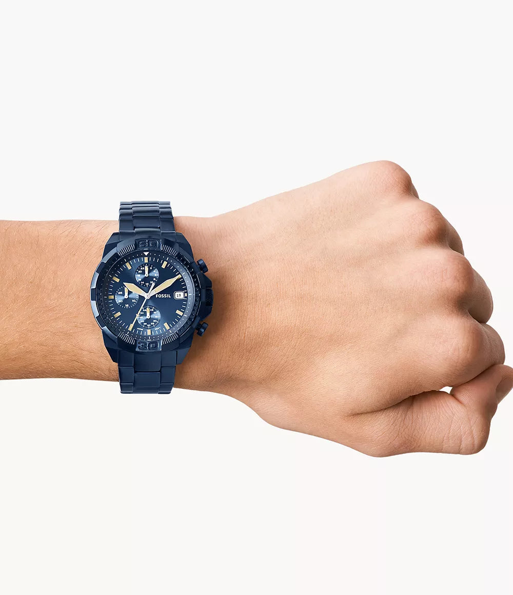 Fossil Bronson Reloj Análogo para Hombre Pulsera de Metal