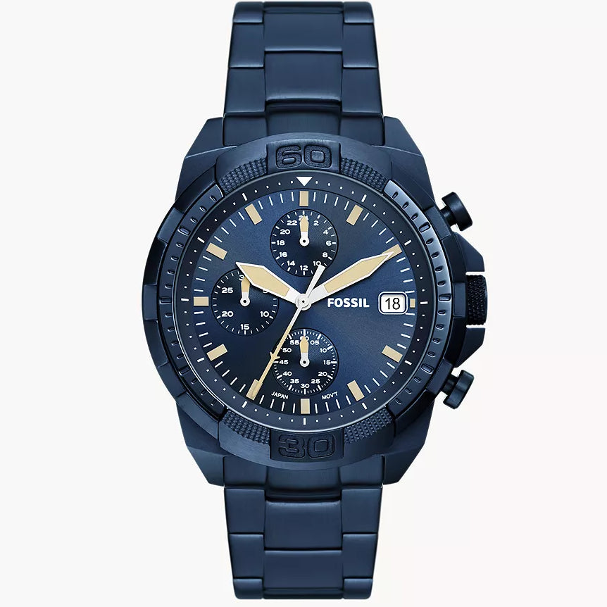 Fossil Bronson Reloj Análogo para Hombre Pulsera de Metal
