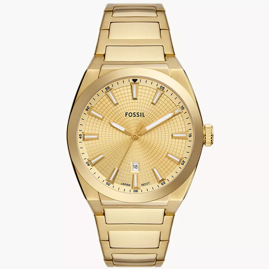 Fossil Everett Reloj para Hombre Análogo Pulsera de Metal