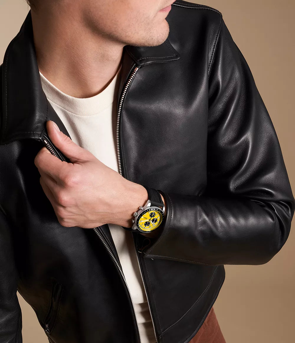 Reloj Fossil Sport Tourer de caballero correa de resina 42 mm