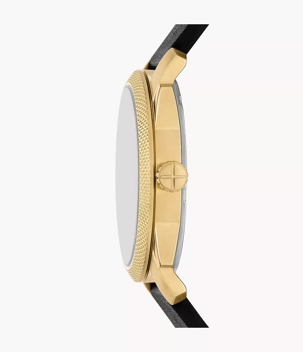 Reloj Fossil Machine de caballero correa de cuero 42 mm