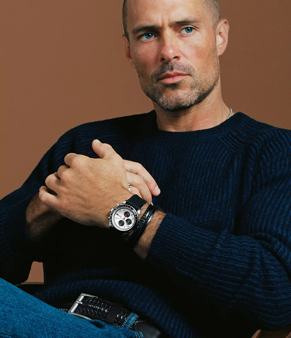 Reloj Fossil Sport Tourer de caballero correa de resina 42 mm