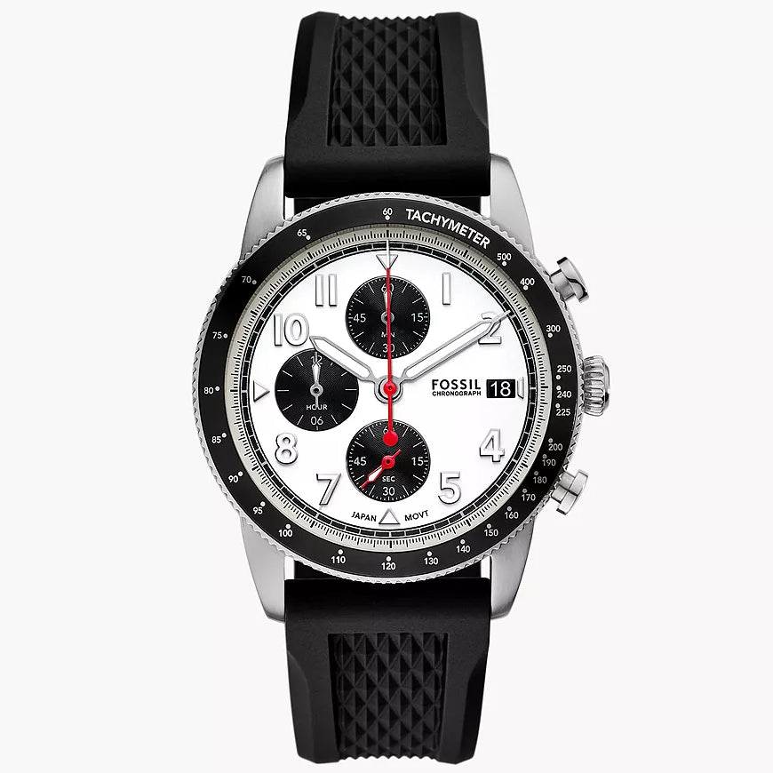 Reloj Fossil Sport Tourer de caballero correa de resina 42 mm