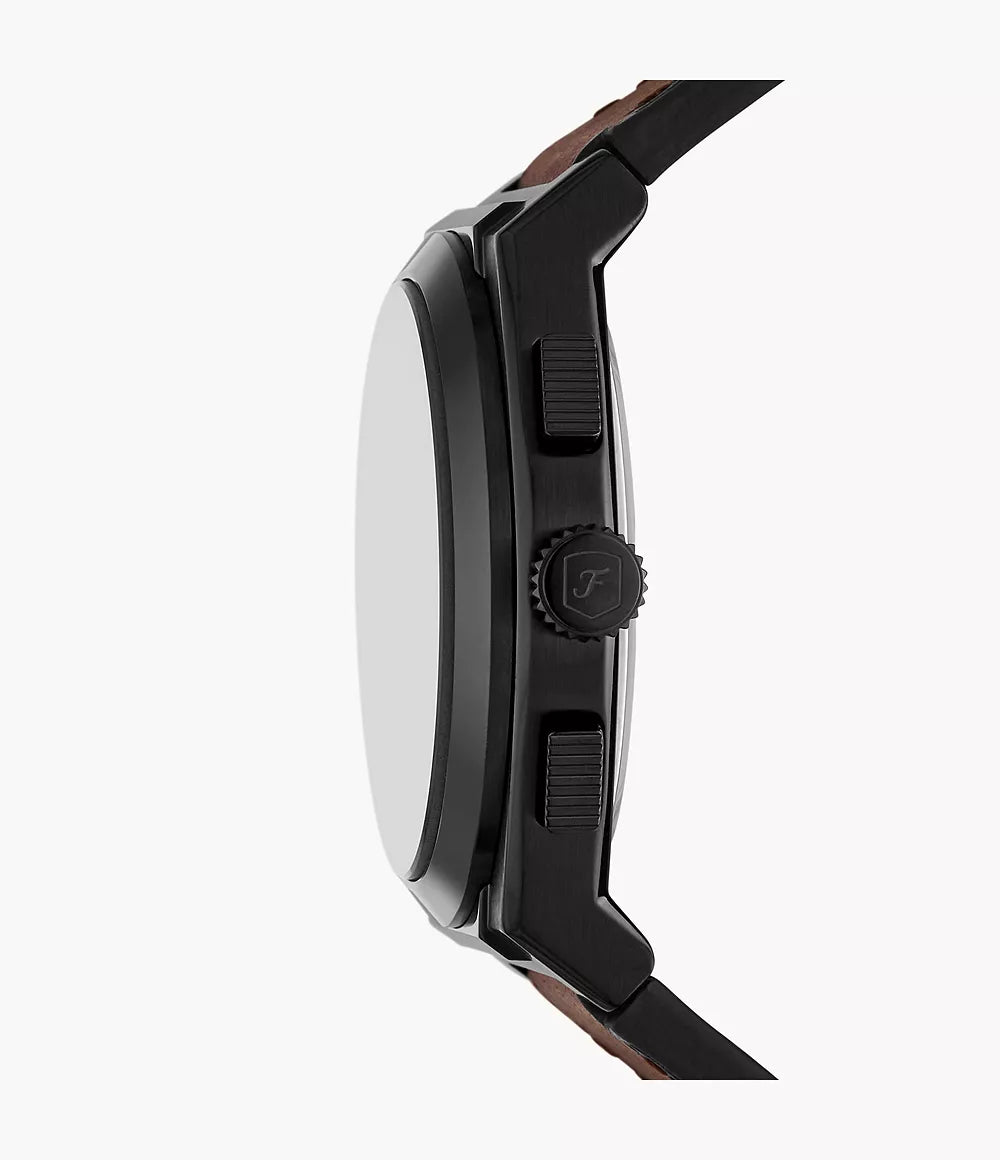 Reloj Fossil Everett de hombre banda de piel 44 mm