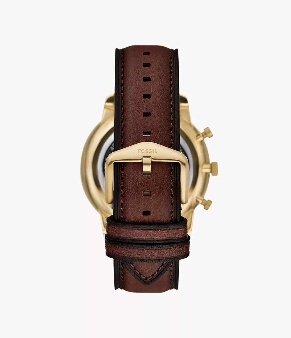 Fossil Neutra reloj Análogo para Caballero Correa de Cuero