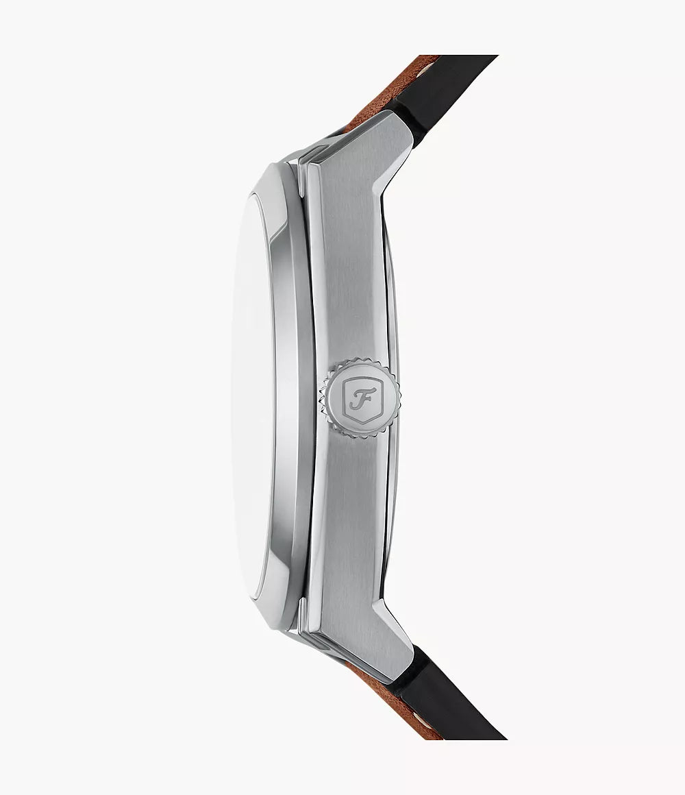 Reloj Fossil Everett de hombre banda de piel 44 mm