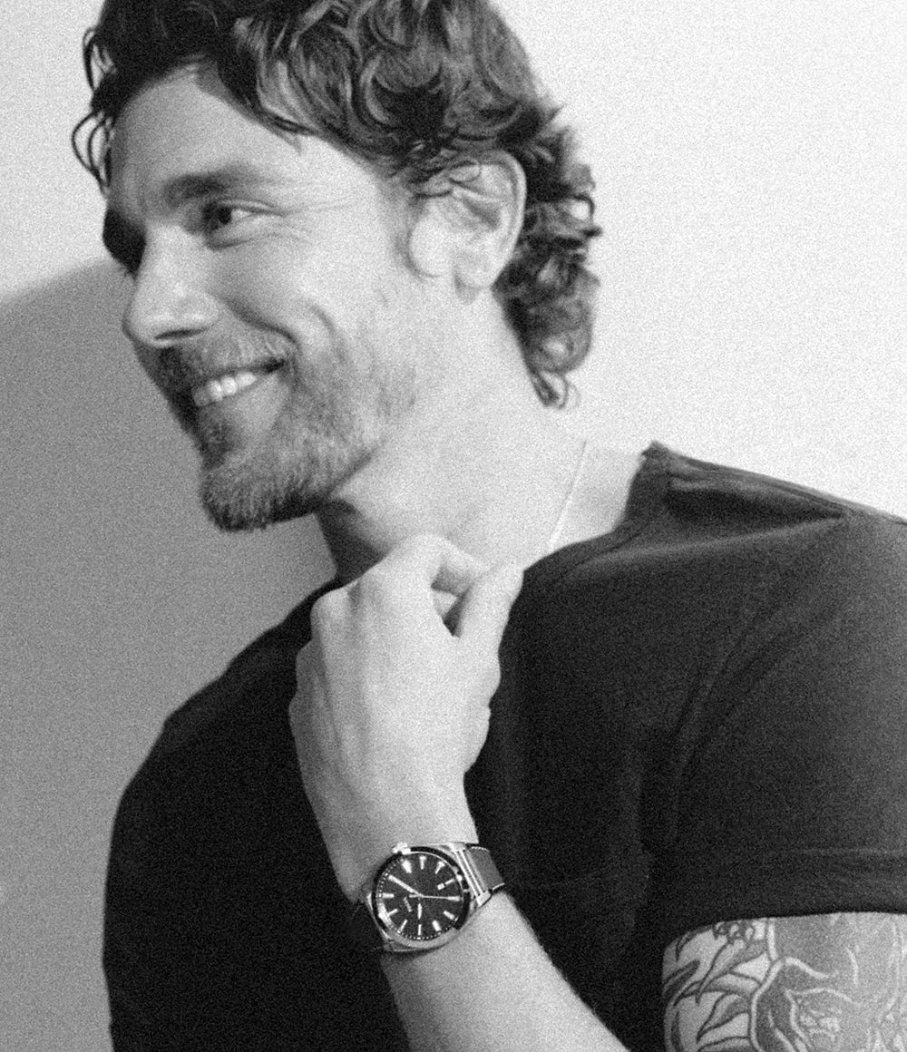 Reloj Fossil Everett de hombre banda de piel 44 mm