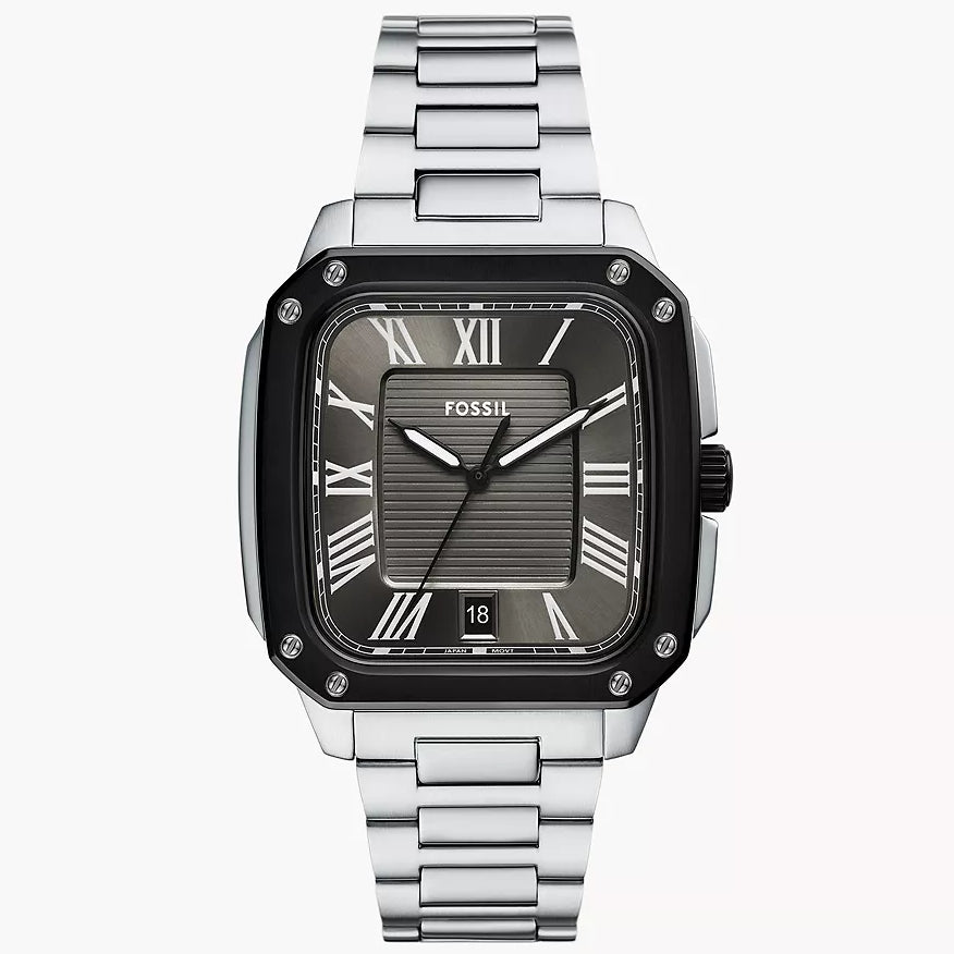 Reloj Fossil Crosby de caballero pulsera de metal 42 mm