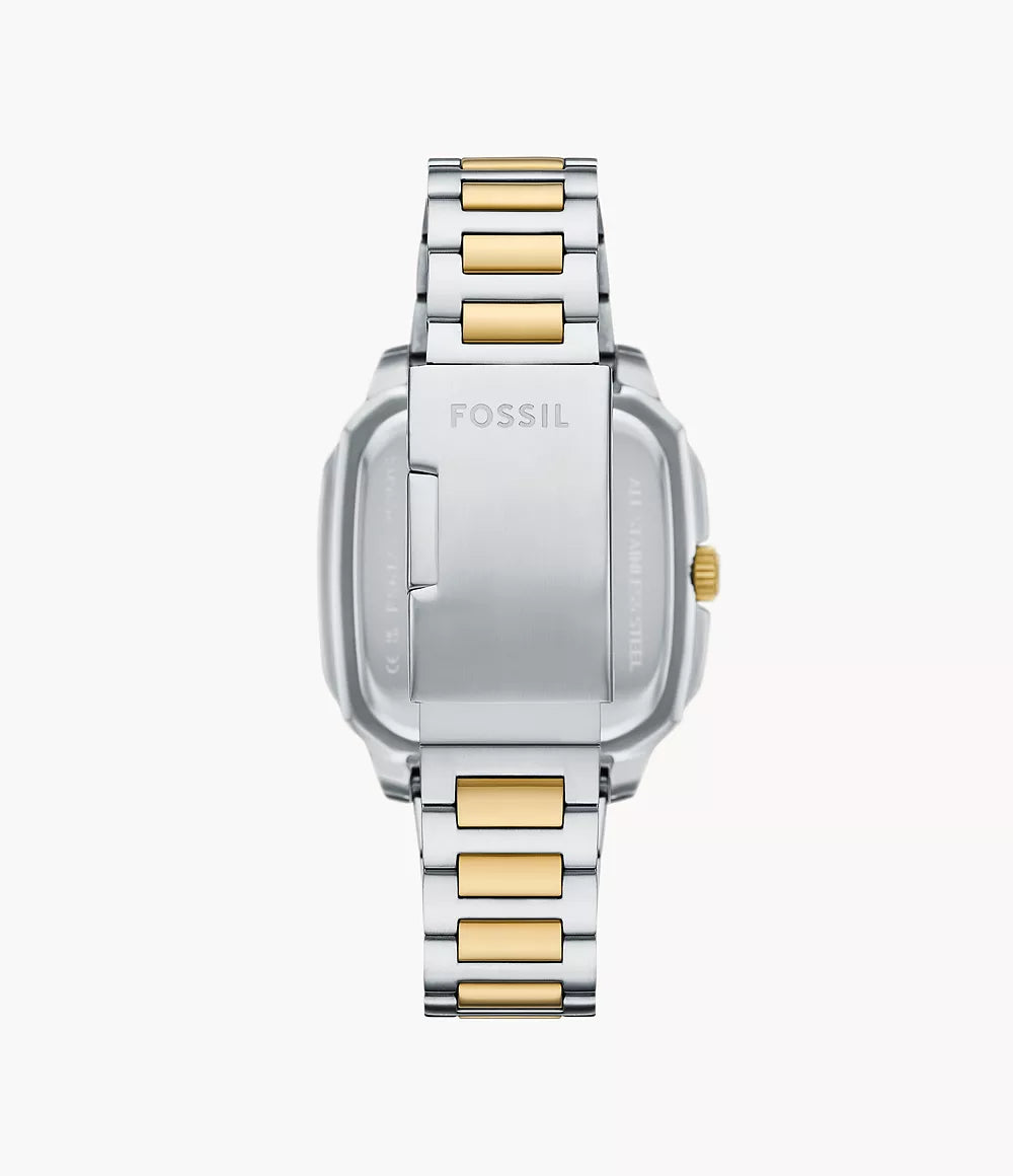 Reloj Fossil Crosby de caballero pulsera de metal 42 mm