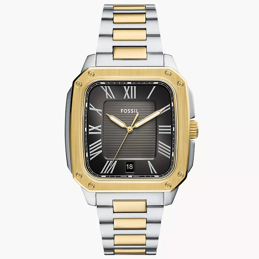 Reloj Fossil Crosby de caballero pulsera de metal 42 mm