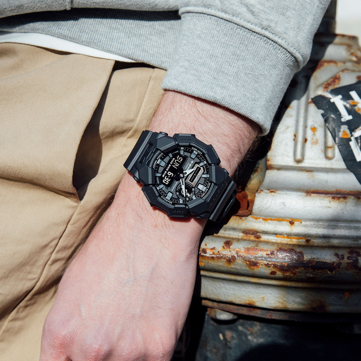 GA-010 Reloj G-Shock para caballero pulsera de resina 10 años de batería
