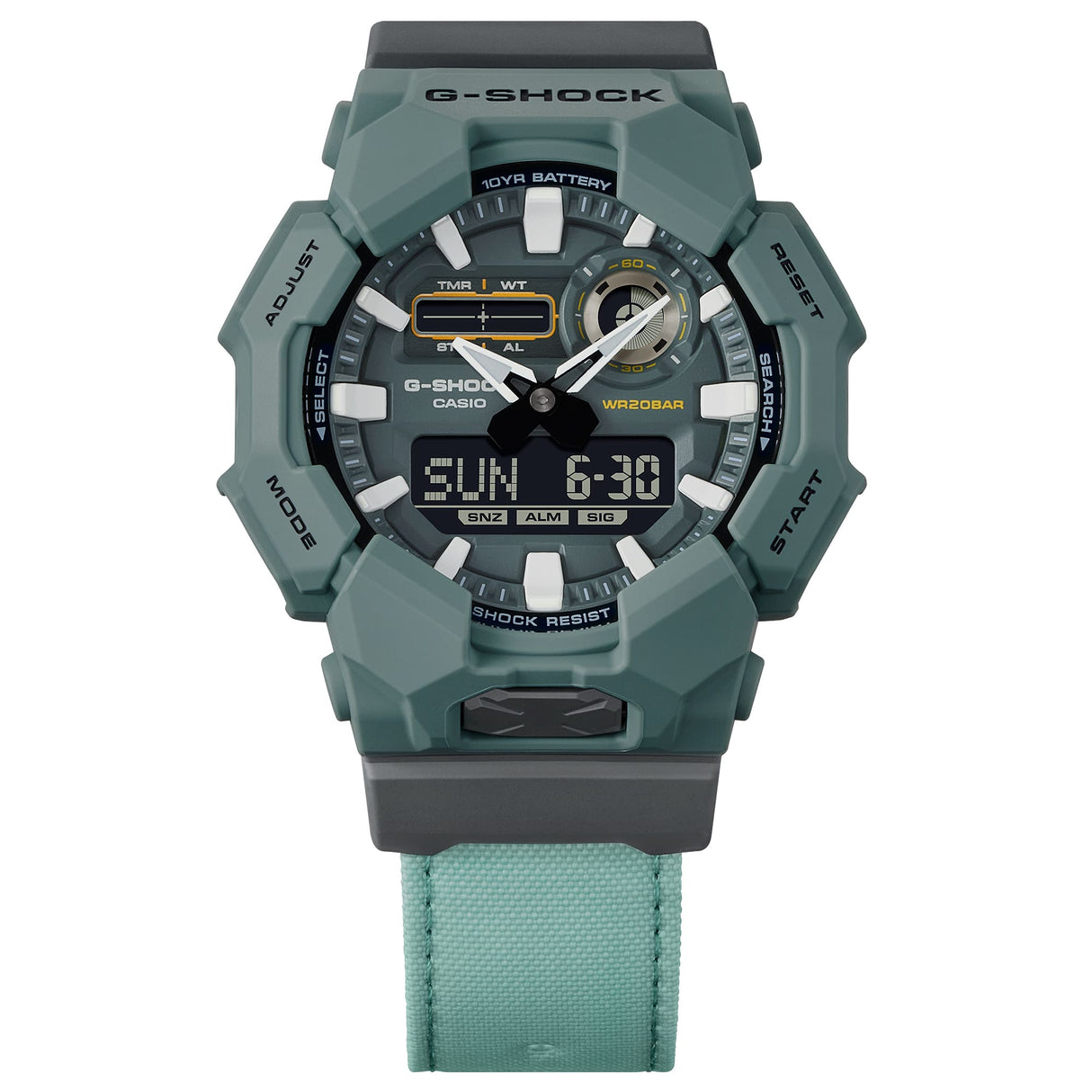 GA-010CE Reloj G-Shock de hombre pulsera de tela