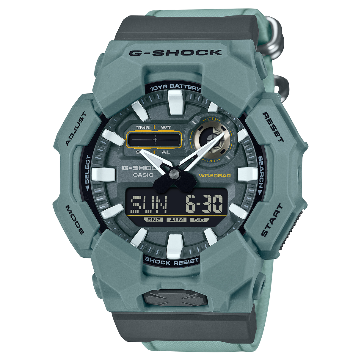 GA-010CE Reloj G-Shock de hombre pulsera de tela