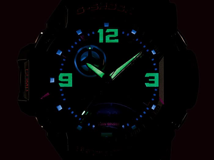GA-1000 Reloj G-Shock Pulsera de Resina para Hombre Doble hora