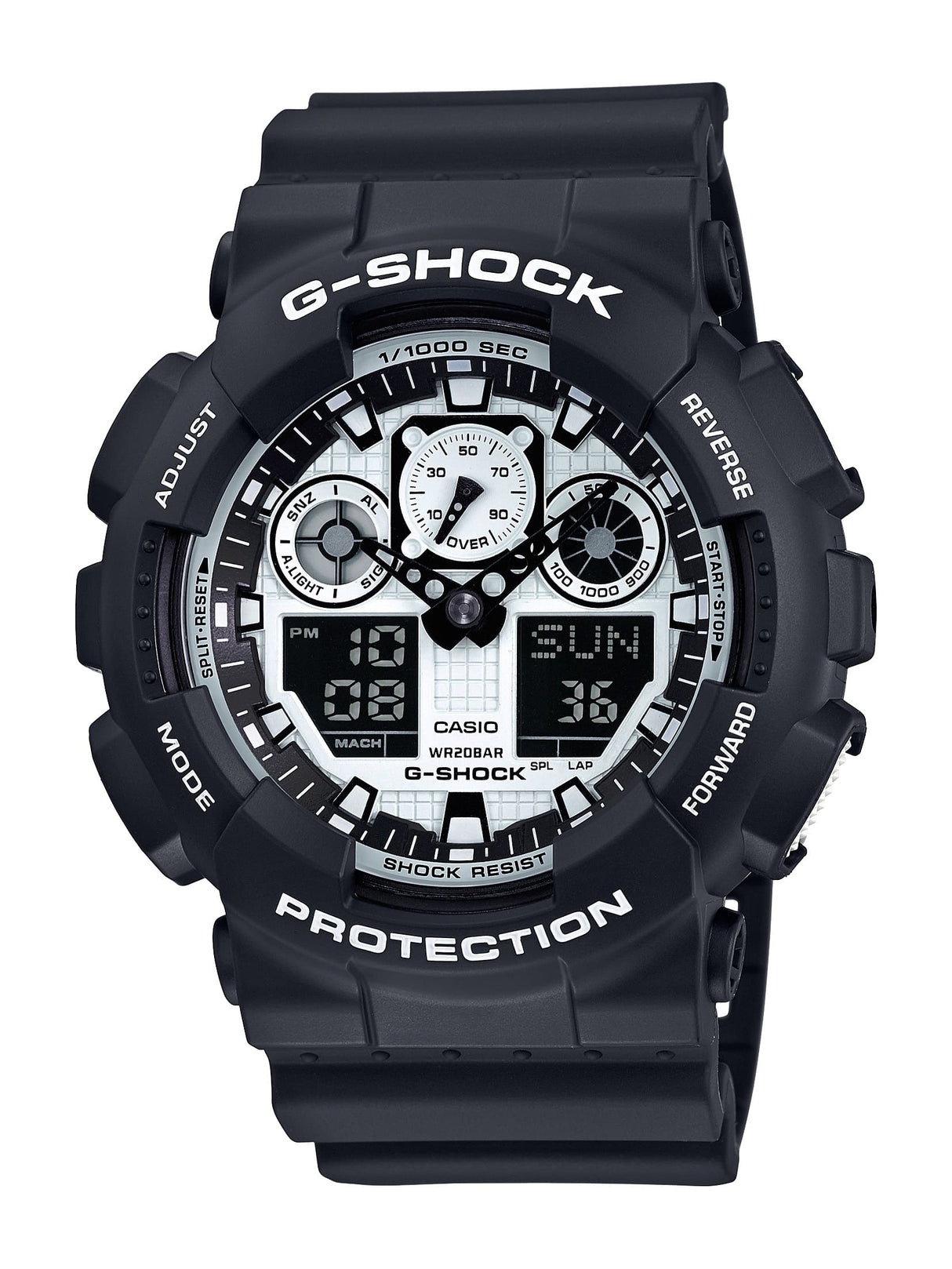 GA-100 Reloj G-Shock Pulsera de Caucho para Hombre Digita y Análogo