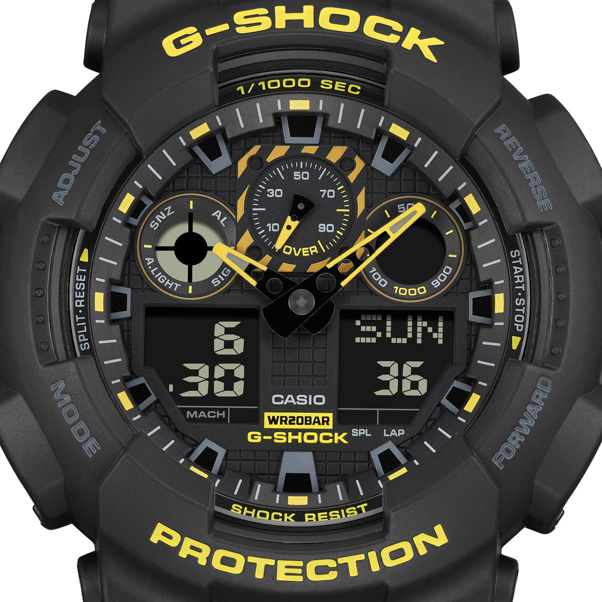 GA-100 Reloj G-Shock Pulsera de Caucho para Hombre Digita y Análogo