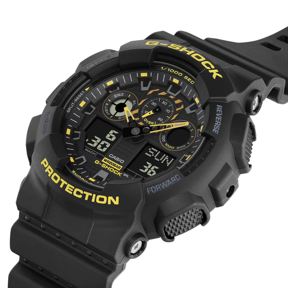 GA-100 Reloj G-Shock Pulsera de Caucho para Hombre Digita y Análogo