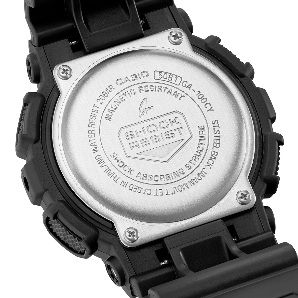GA-100 Reloj G-Shock Pulsera de Caucho para Hombre Digita y Análogo