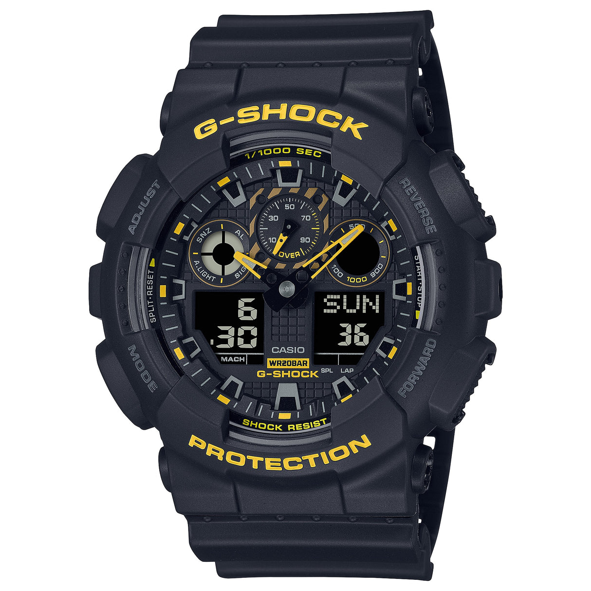 GA-100 Reloj G-Shock Pulsera de Caucho para Hombre Digita y Análogo