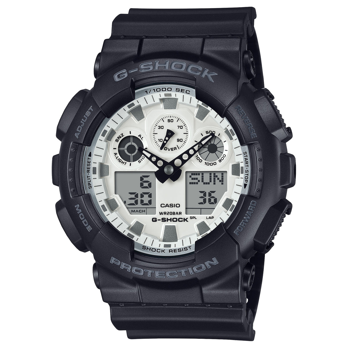 GA-100 Reloj G-Shock Pulsera de Caucho para Hombre Digita y Análogo