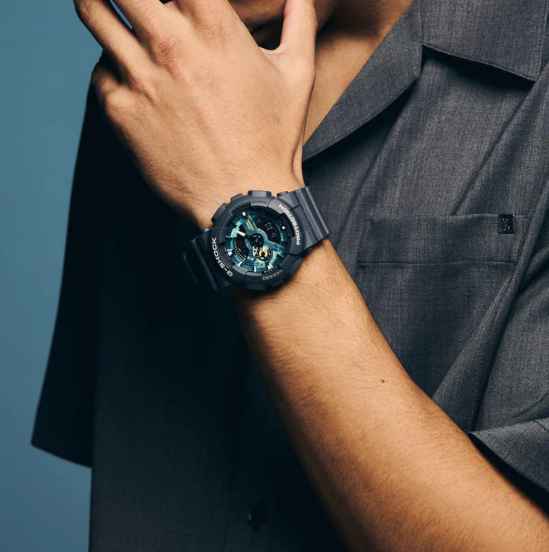 GA-110 Reloj G-Shock Pulsera de Resina para Hombre Doble hora