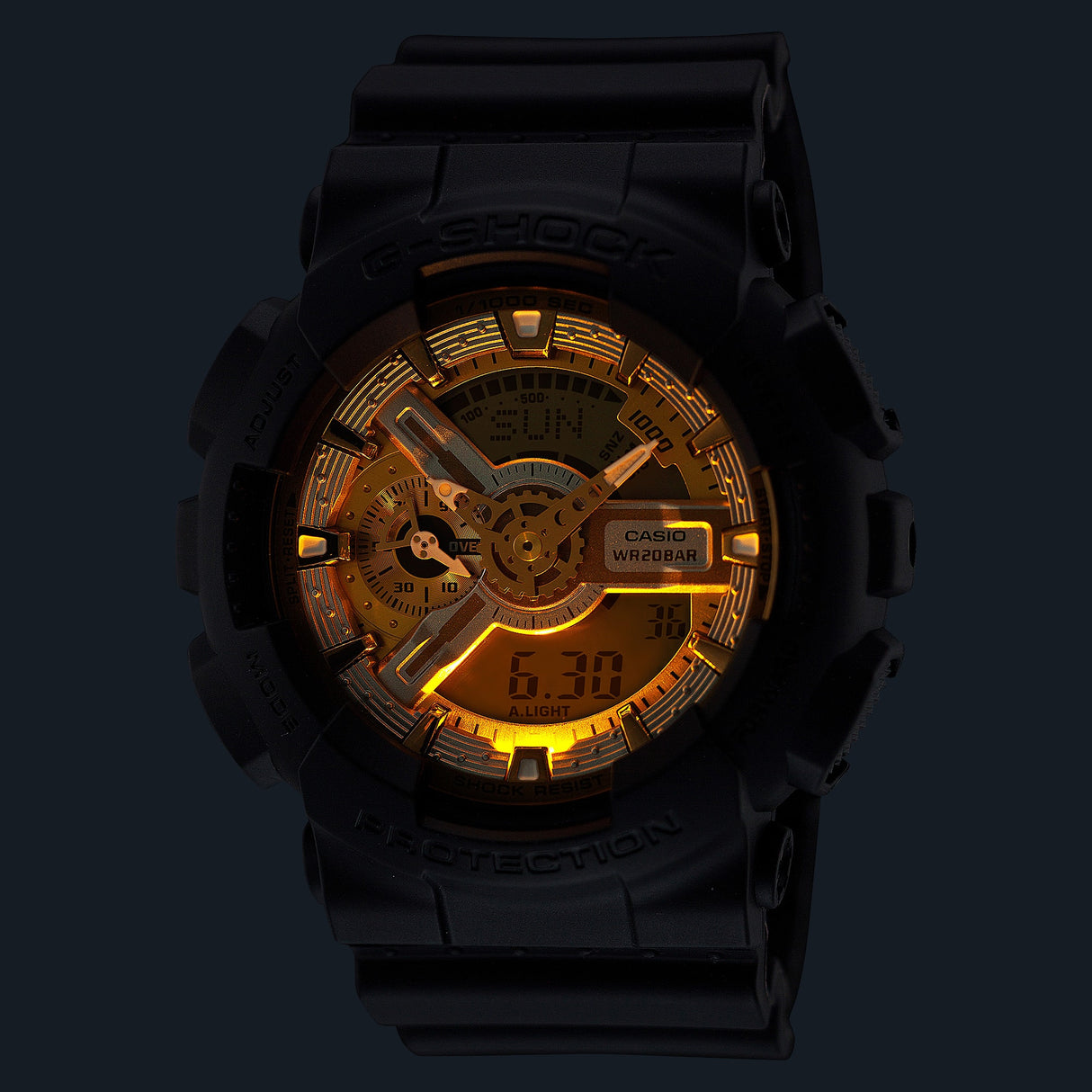 GA-110 Reloj G-Shock Pulsera de Resina para Hombre Doble hora