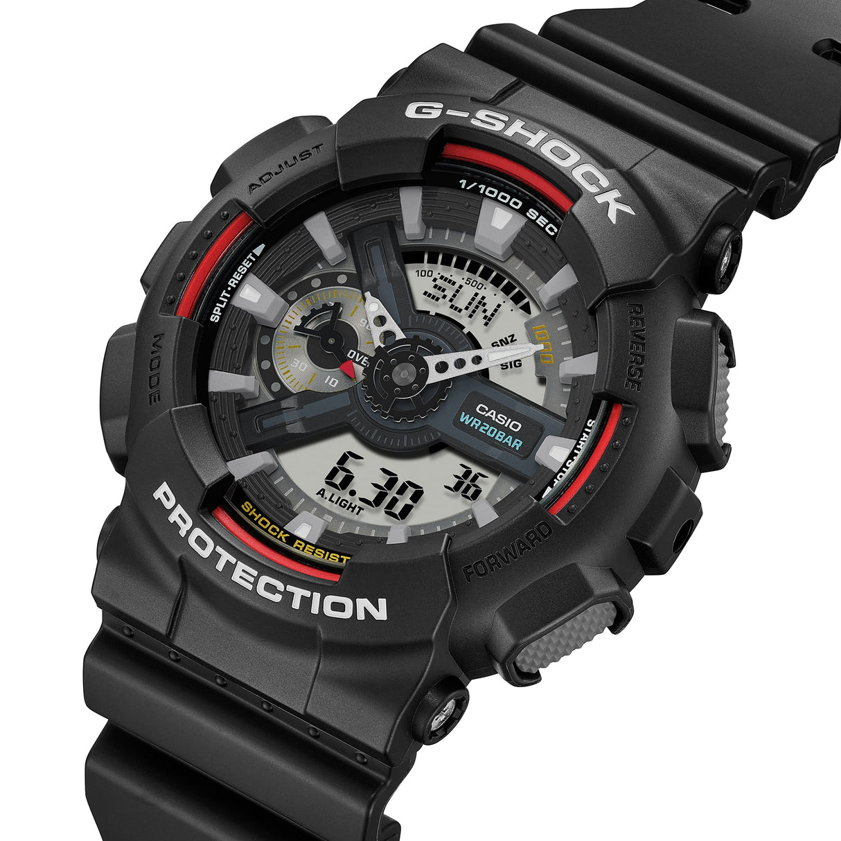 GA-110 Reloj G-Shock Pulsera de Resina para Hombre Doble hora