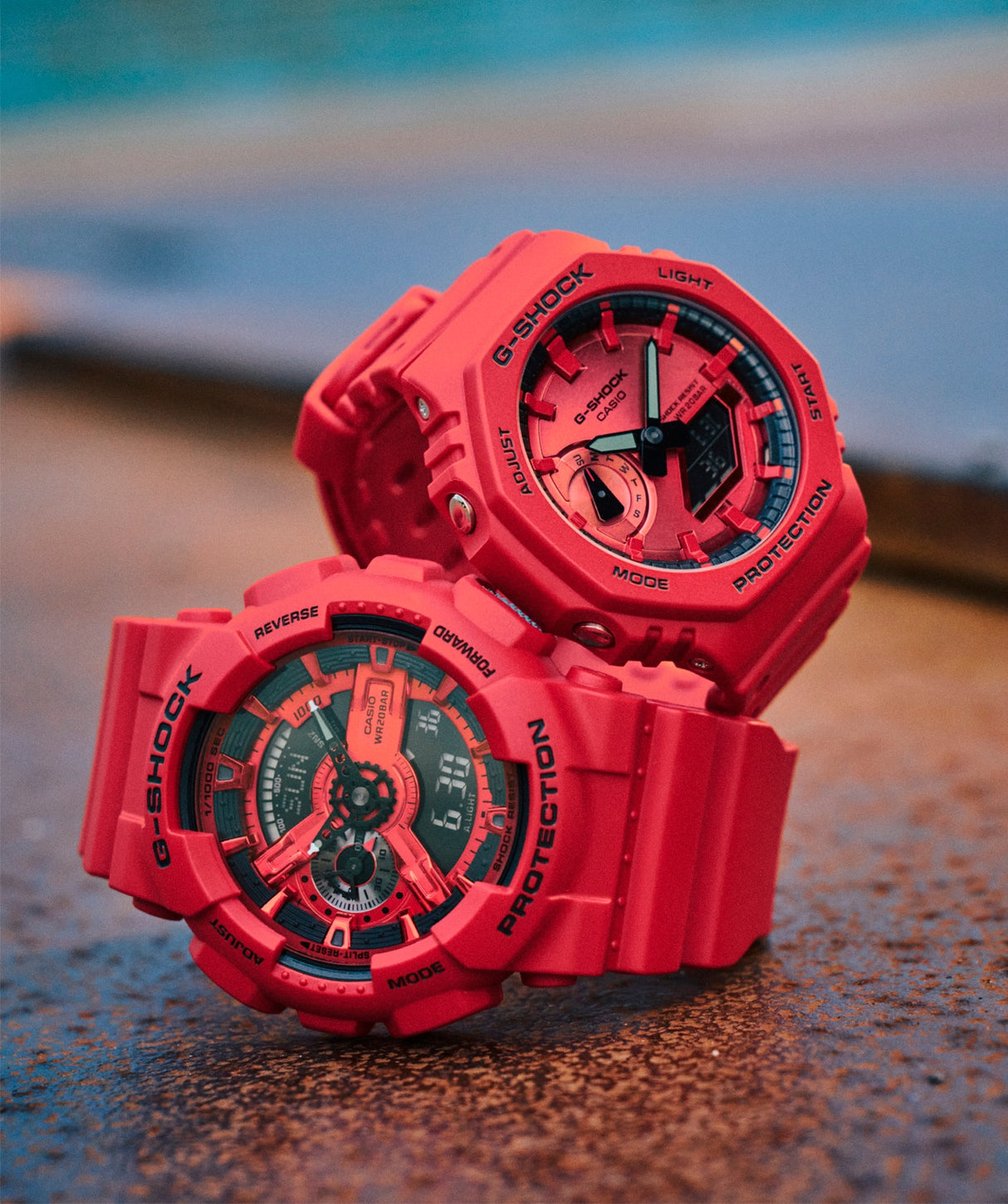 GA-110 Reloj G-Shock Pulsera de Resina para Hombre Doble hora