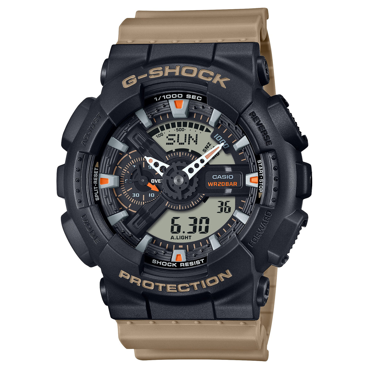 GA-110 Reloj G-Shock Pulsera de Resina para Hombre Doble hora