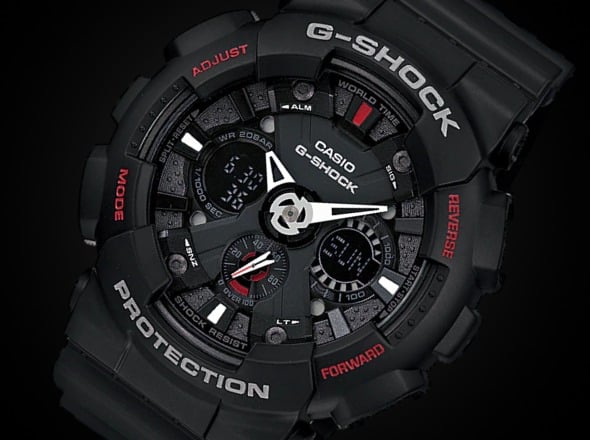GA-120 Reloj G-Shock para Hombre correa de silicona