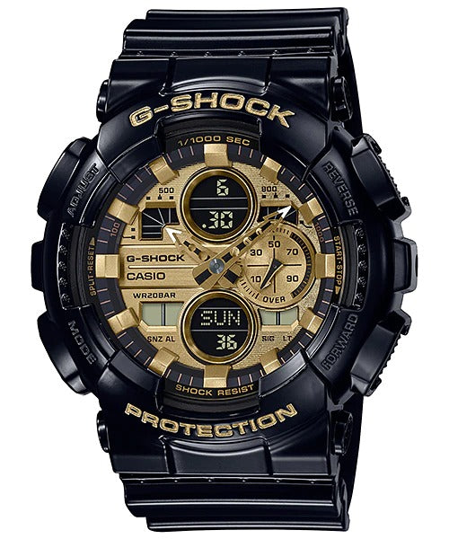GA-140 Reloj G-Shock Pulsera de Goma para Hombre Doble hora