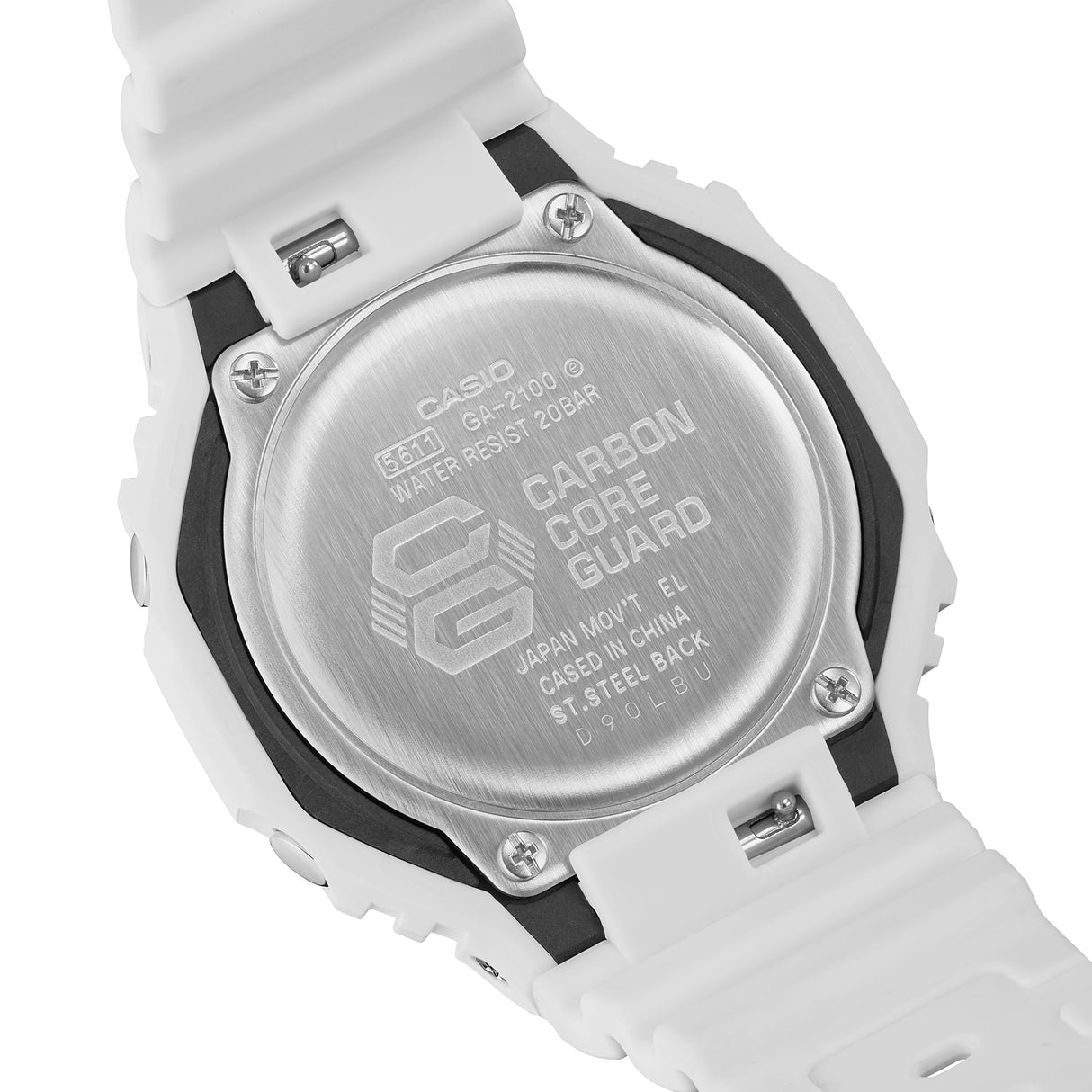 GA-2100 Reloj G-Shock Pulsera de Caucho para Hombre Doble hora
