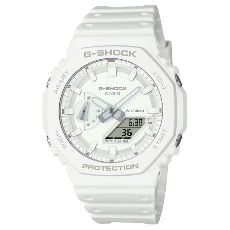 GA-2100 Reloj G-Shock Pulsera de Caucho para Hombre Doble hora