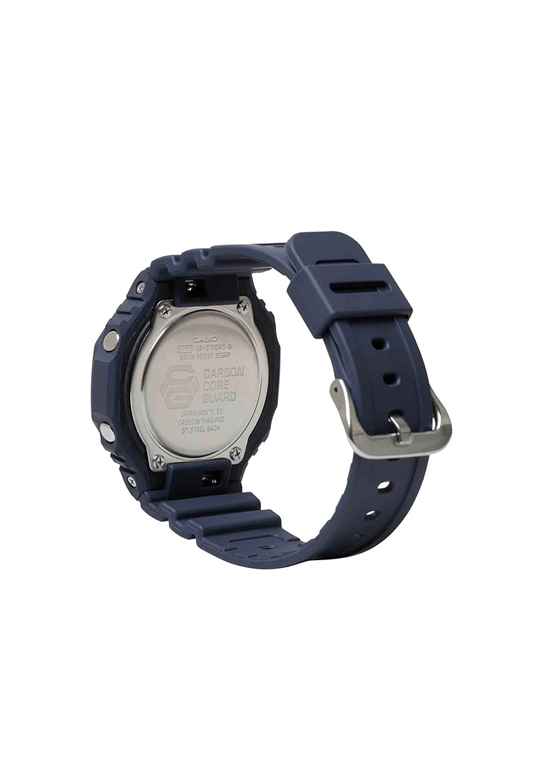 GA-2100 Reloj G-Shock Pulsera de Caucho para Hombre Doble hora