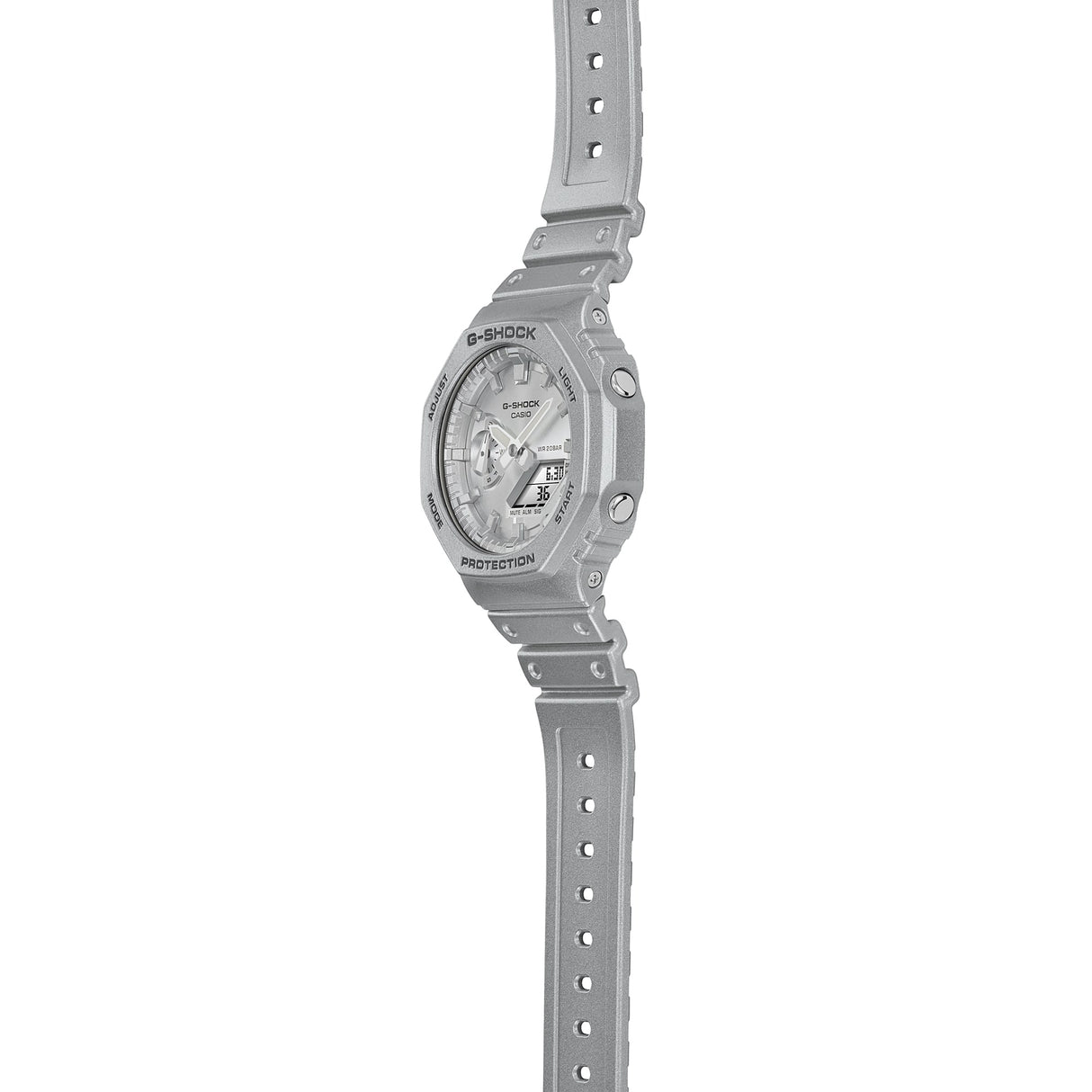 GA-2100 Reloj G-Shock Pulsera de Caucho para Hombre Doble hora