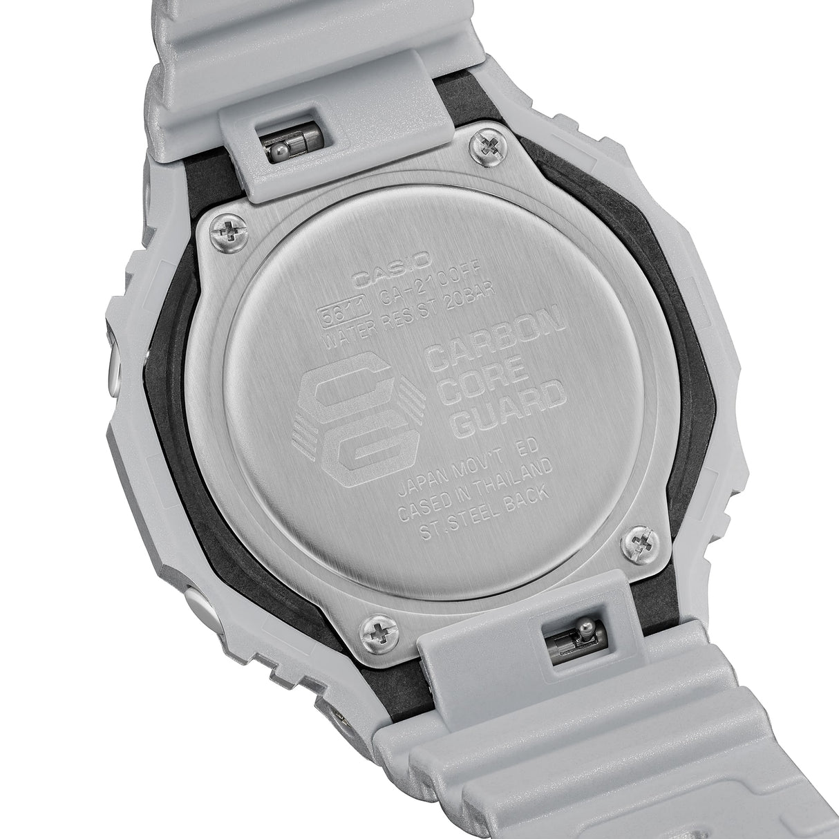 GA-2100 Reloj G-Shock Pulsera de Caucho para Hombre Doble hora