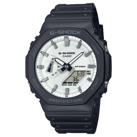 GA-2100 Reloj G-Shock Pulsera de Caucho para Hombre Doble hora