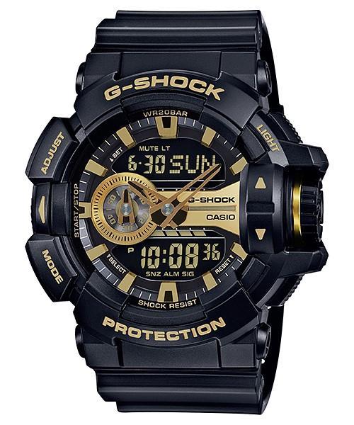 GA-400 Reloj G-Shock Pulsera de Caucho para Hombre Doble hora