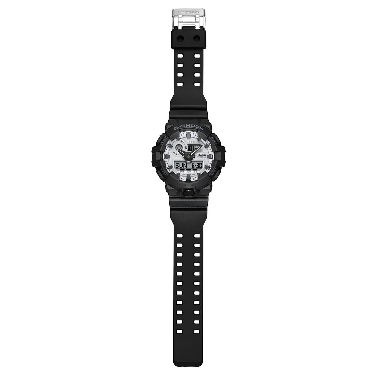 GA-700 Reloj G-Shock Pulsera de Caucho para Hombre Doble hora