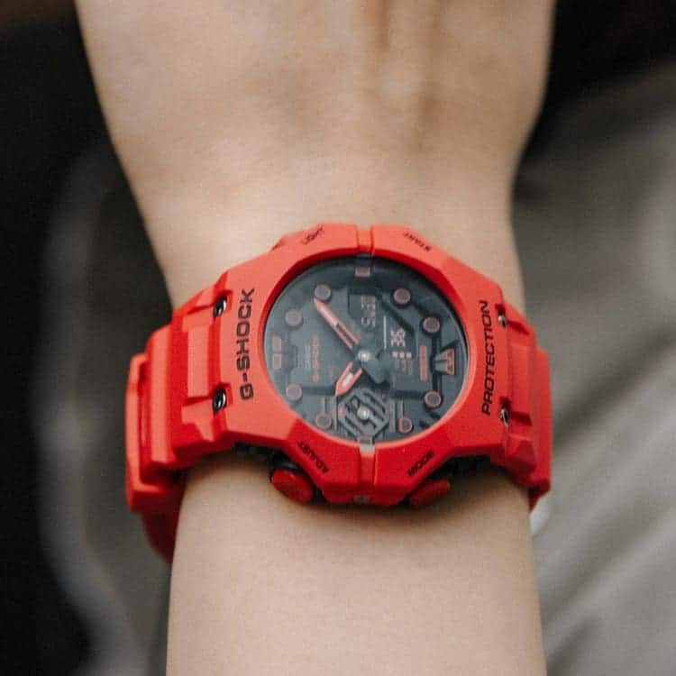 GA-B001 Reloj G-Shock Pulsera de Resina para Hombre Doble hora Bluetooth