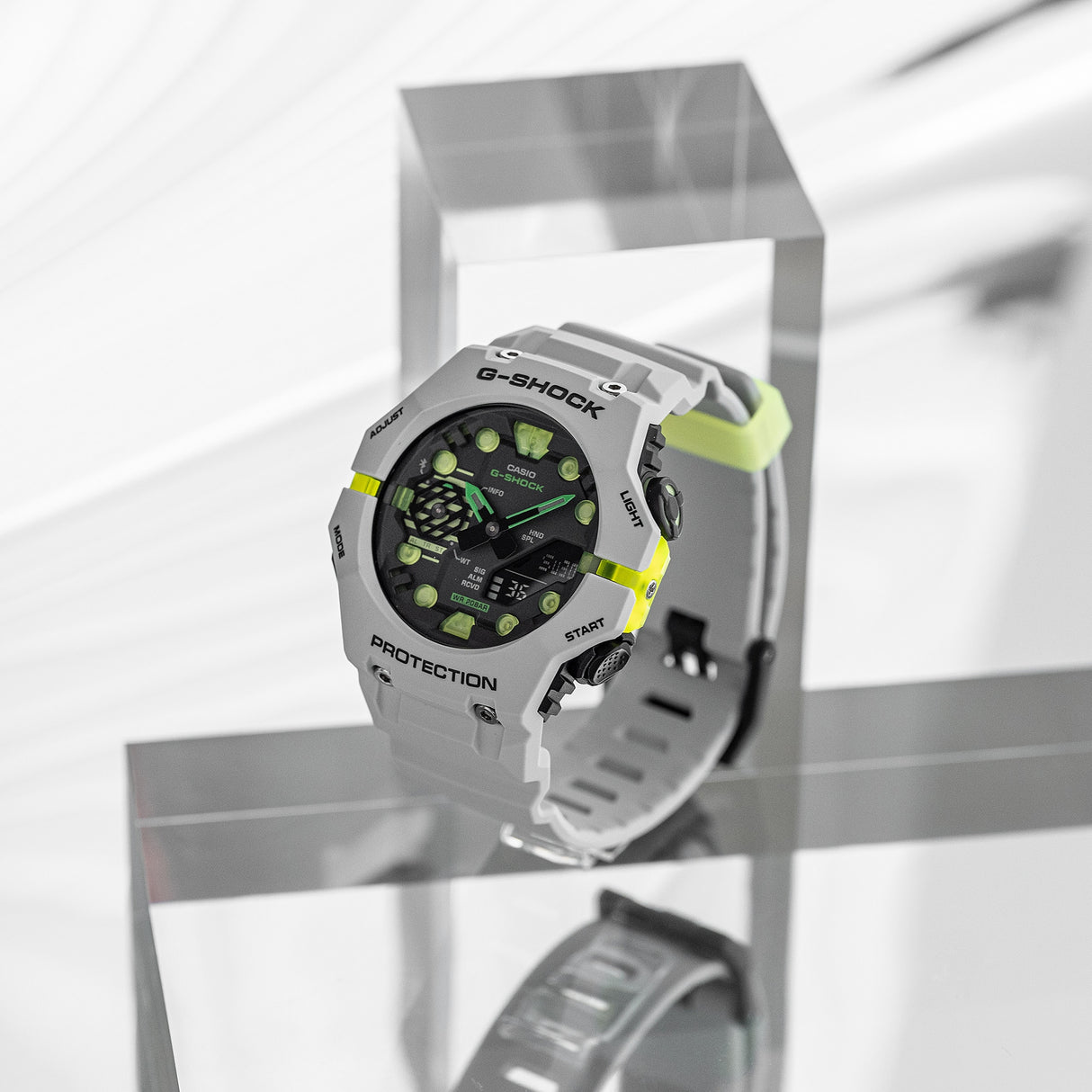 GA-B001 Reloj G-Shock Pulsera de Resina para Hombre Doble hora Bluetooth