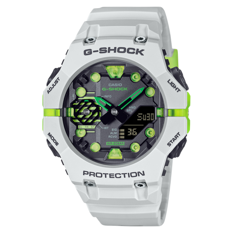 GA-B001 Reloj G-Shock Pulsera de Resina para Hombre Doble hora Bluetooth