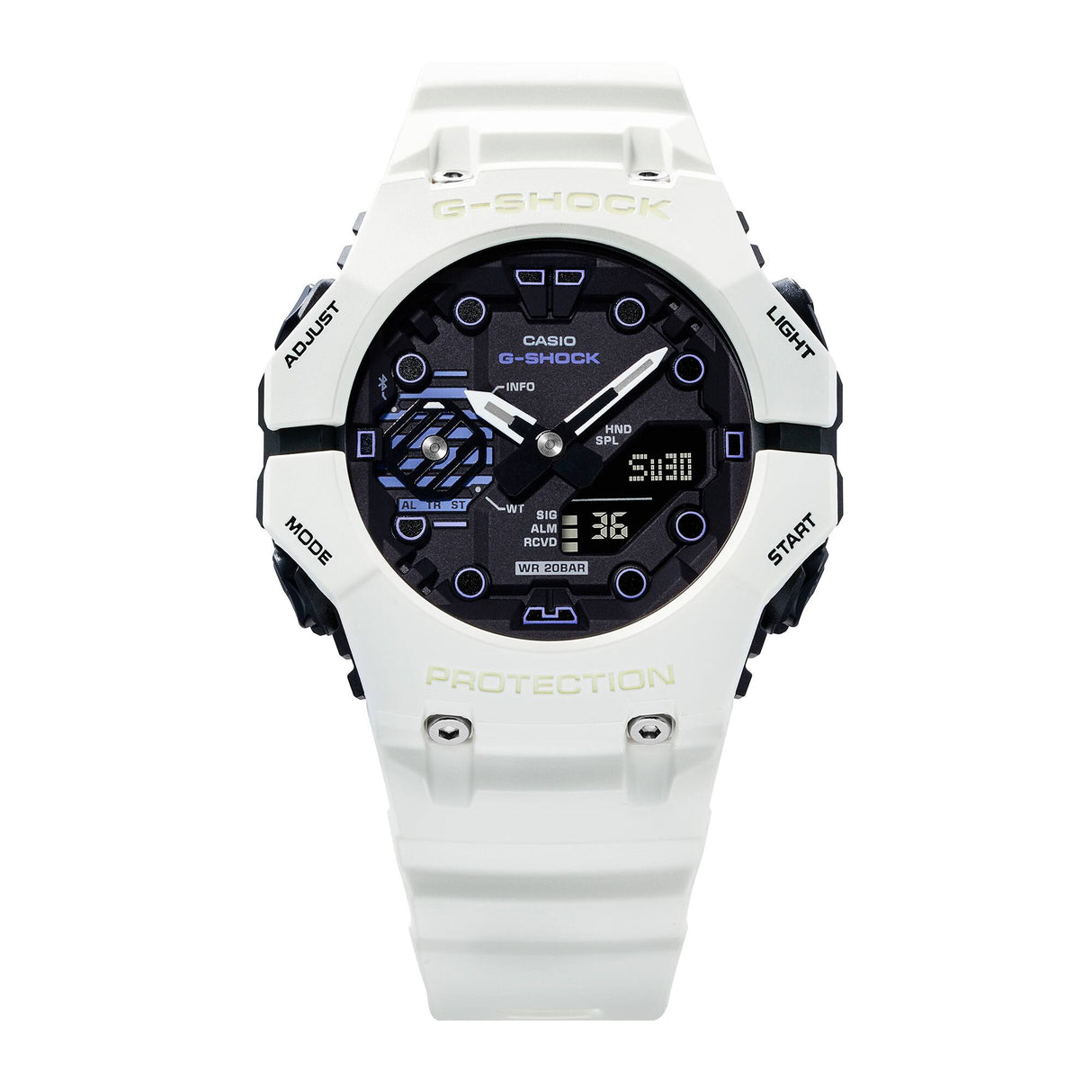 GA-B001 Reloj G-Shock Pulsera de Resina para Hombre Doble hora Bluetooth