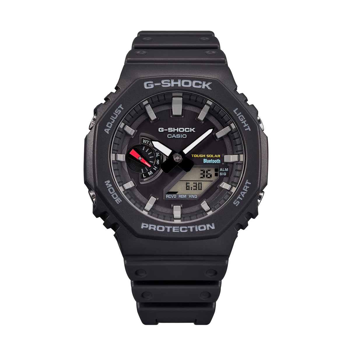 GA-B2100 Reloj G-Shock Pulsera de Goma para Hombre Doble hora Bluetooth