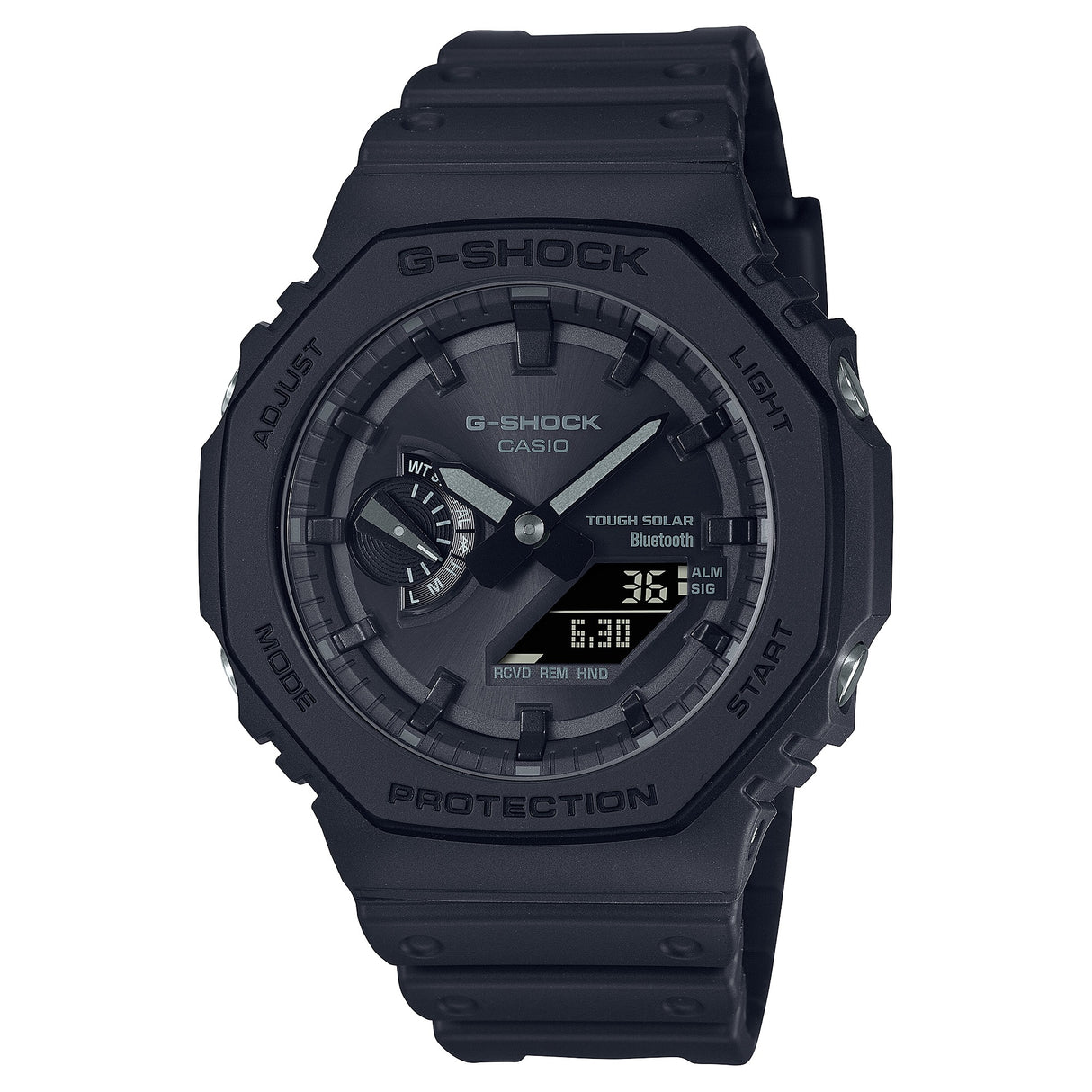 GA-B2100 Reloj G-Shock Pulsera de Goma para Hombre Doble hora Bluetooth