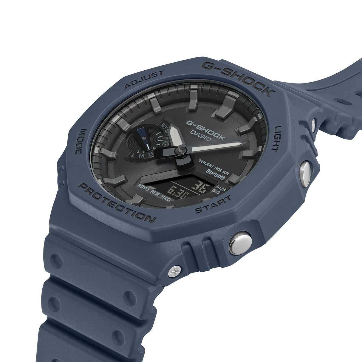 GA-B2100 Reloj G-Shock Pulsera de Goma para Hombre Doble hora Bluetooth