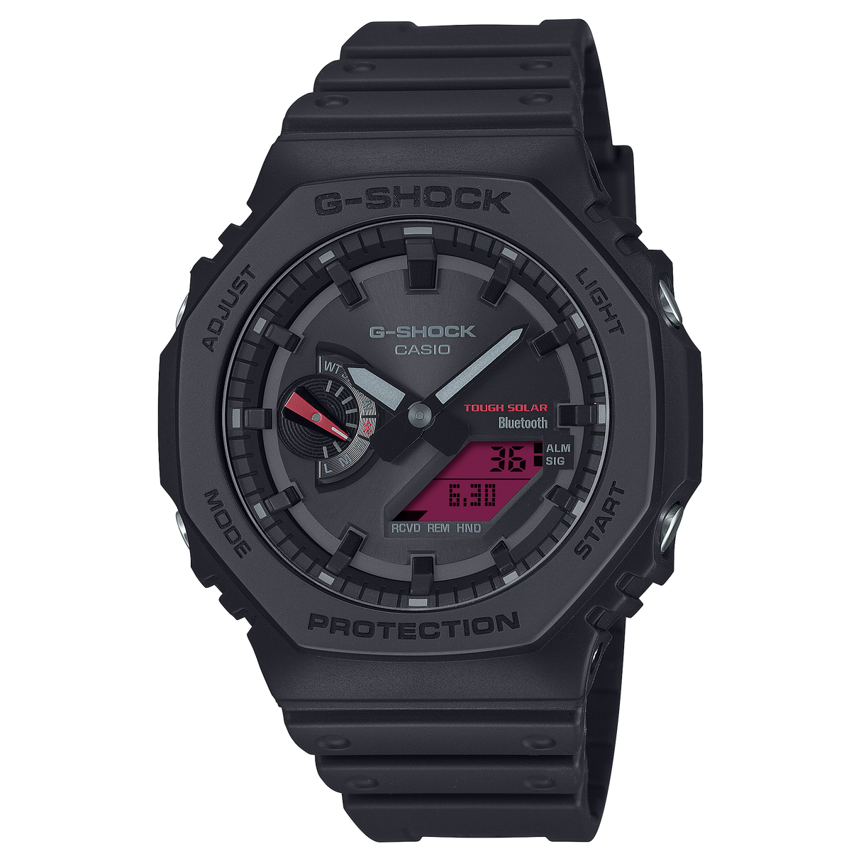 GA-B2100 Reloj G-Shock Pulsera de Goma para Hombre Doble hora Bluetooth