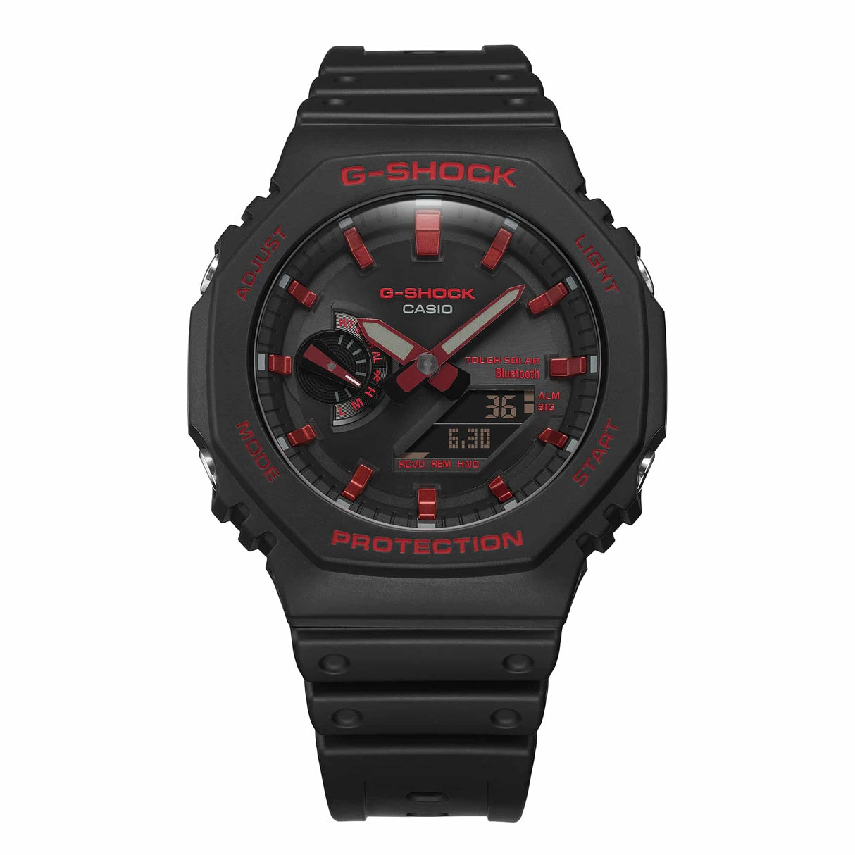 GA-B2100 Reloj G-Shock Pulsera de Goma para Hombre Doble hora Bluetooth