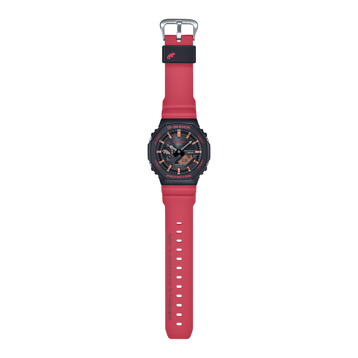 GA-B2100CD-1A4 G-Shock Galápagos Fundación Charles Darwin Reloj de caballero correa de resina doble hora